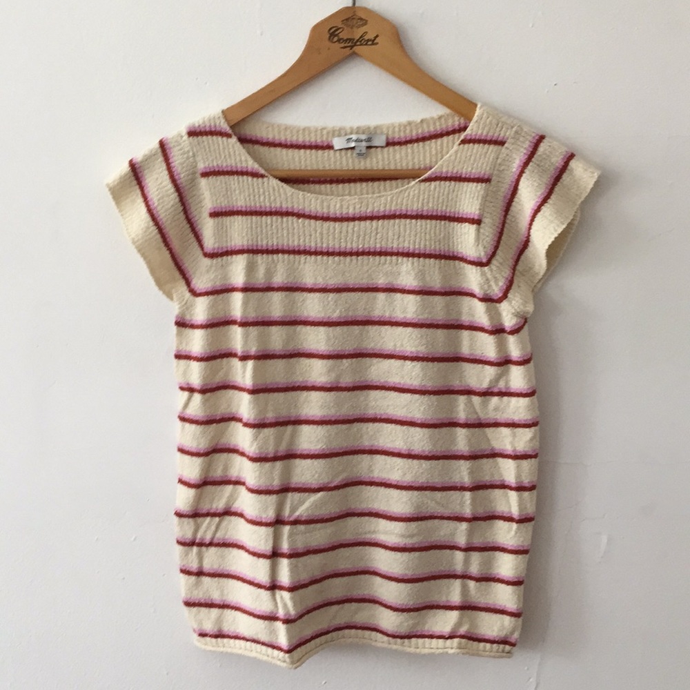 Madewell stripe sweater tee size S
